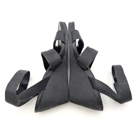 Naturalizer Priya Wedge Sandal Women's Ankle Strap Black Size US9.5M EU40.5 - Picture 5 of 13